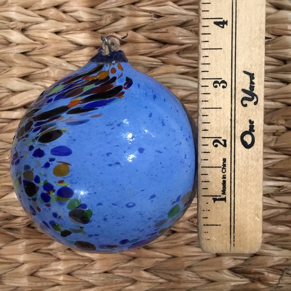 Hand Crafted Glass Ornament Handblown Glass Germany Home Handmade Decoration - Picture 8 of 9